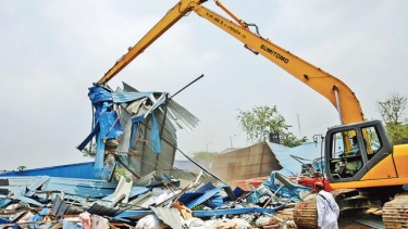 বিআইডব্লিউটিএর অভিযানে তুরাগ তীরে ৭ একর জমি উদ্ধার