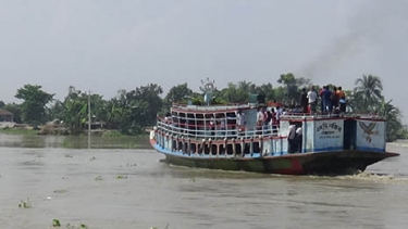 ৬ দিন পর পাটুরিয়া-দৌলতদিয়া নৌরুটে লঞ্চ চলাচল শুরু